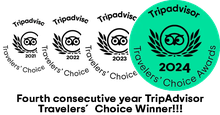 Southern Rivers Patagonia TripAdvisor Travelers’ Choice awards from 2021 to 2024